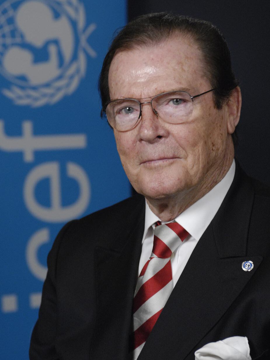 UNICEF Botschafter Roger Moore