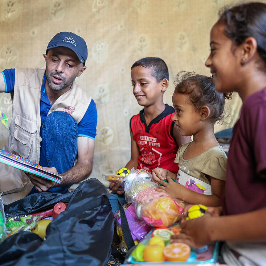 Kinder im Gazastreifen bekommen psychologische Betreuung