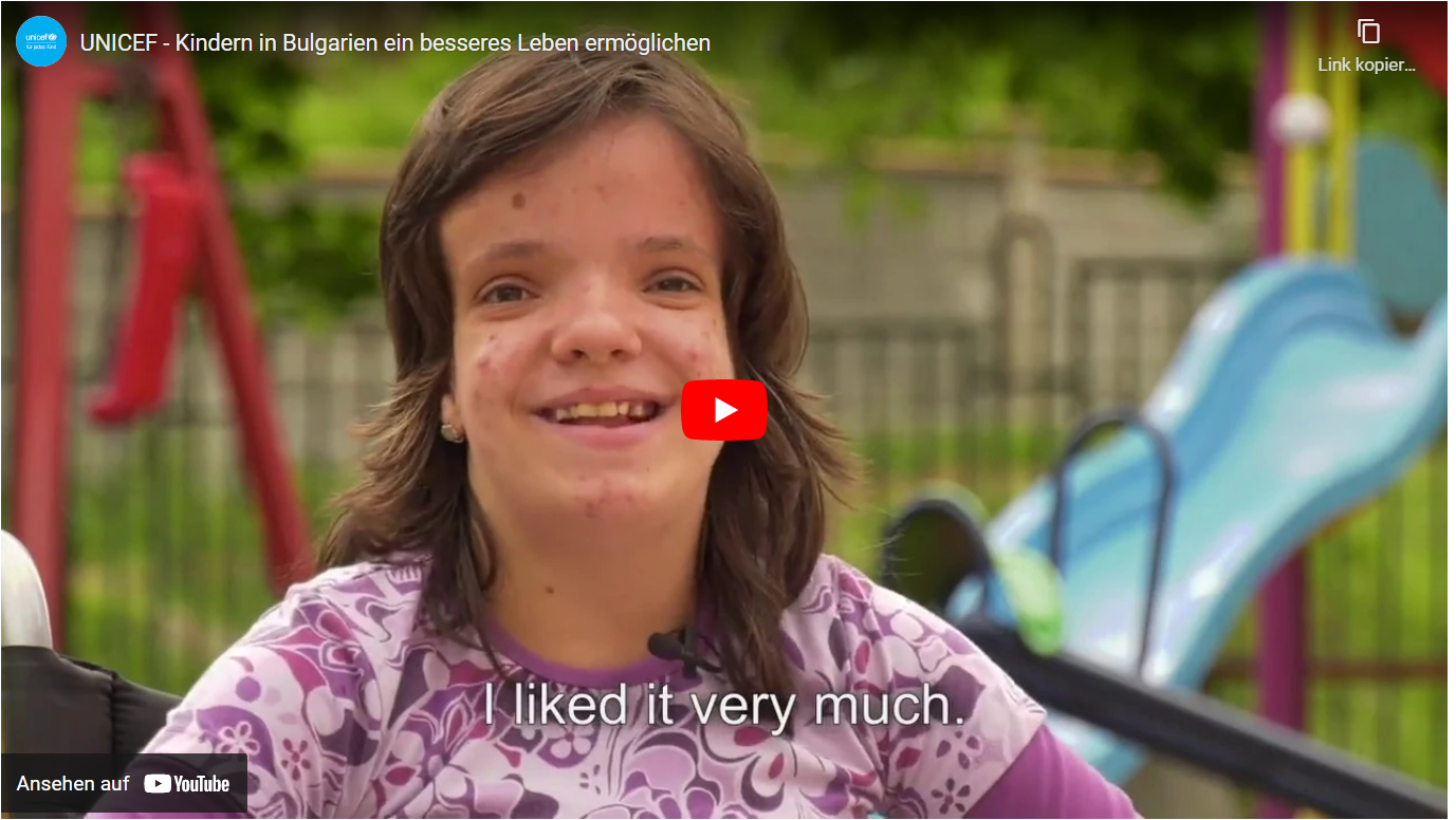 Geschichte eines Kindes mit Behinderung aus Bulgarien.
