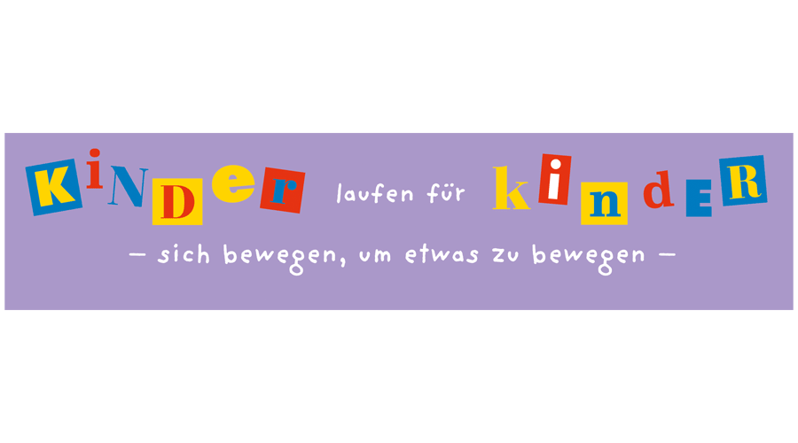Logo Kinder laufen für Kinder