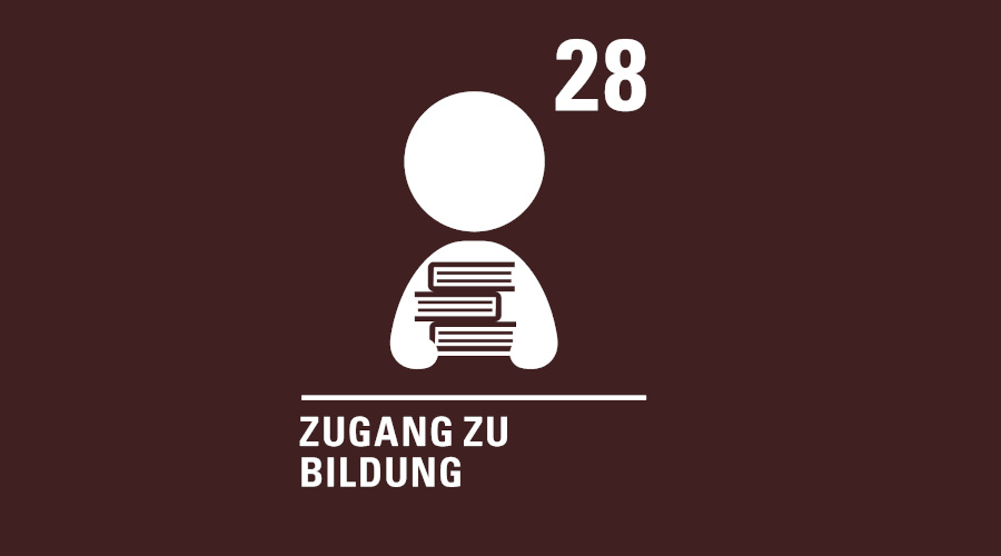 Kinderrecht 28 Zugang zu Bildung