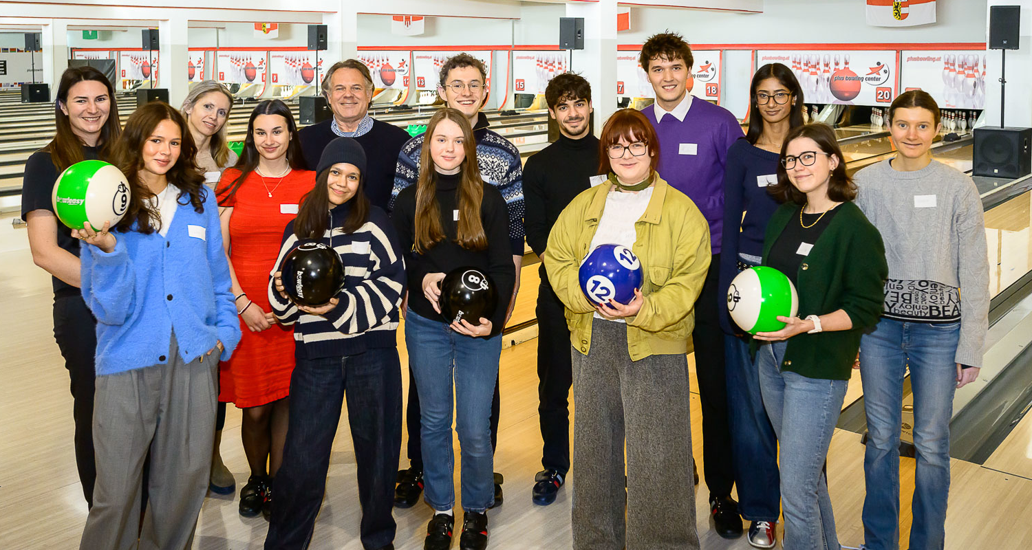 UNICEF Österreich Jugendbeirat Bowlingevent zum Expertenaustausch.