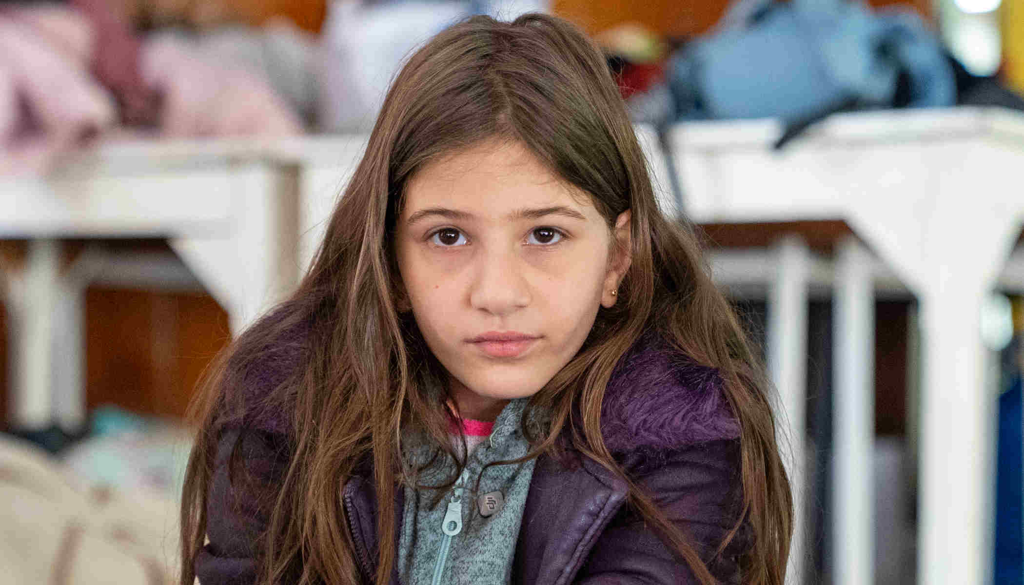 Mädchen in einem Flüchtlingszentrum im Libanon.