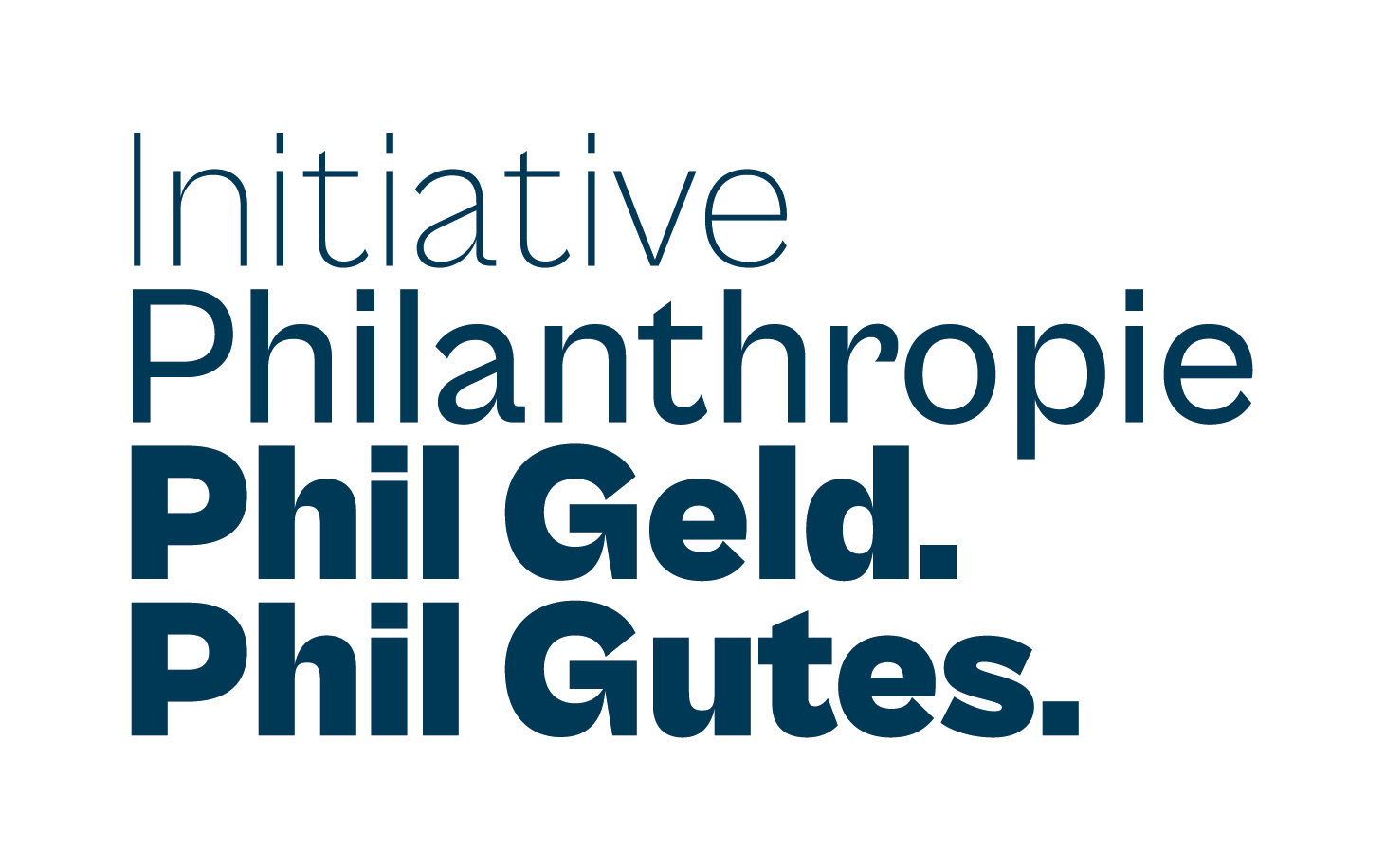 Logo mit "Phil Geld. Phil Gutes".