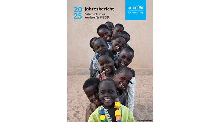 UNICEF Jahresberichts 2025 Cover