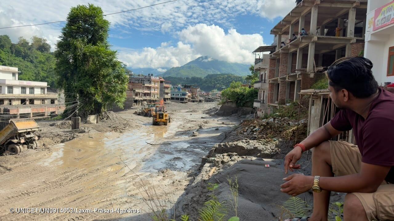 Bilder der Zerstörung nach den Sturzfluten in Nepal.